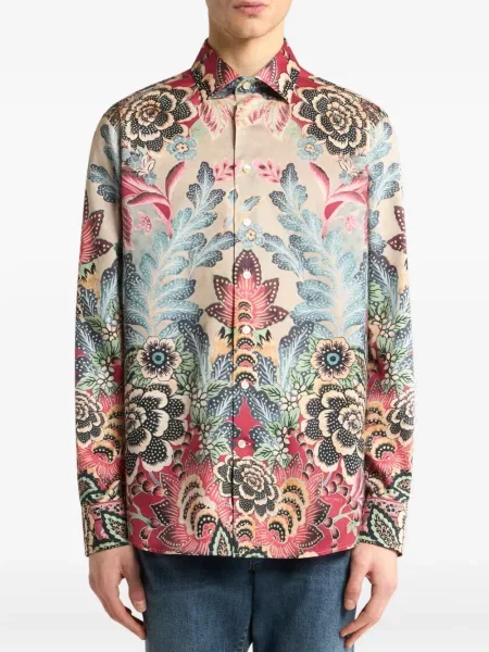 Cămașă Etro cu model floral cu imagine