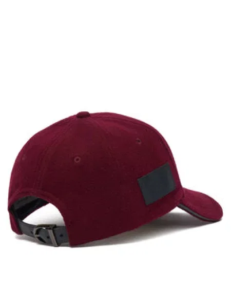 Tommy Hilfiger Kapa s šiltom Dc Wool 6 Panel Bordo rdeča
