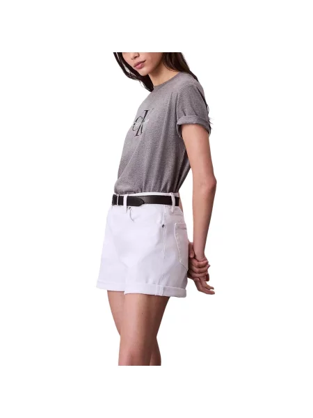 Klasické tričko Calvin Klein Jeans šedé