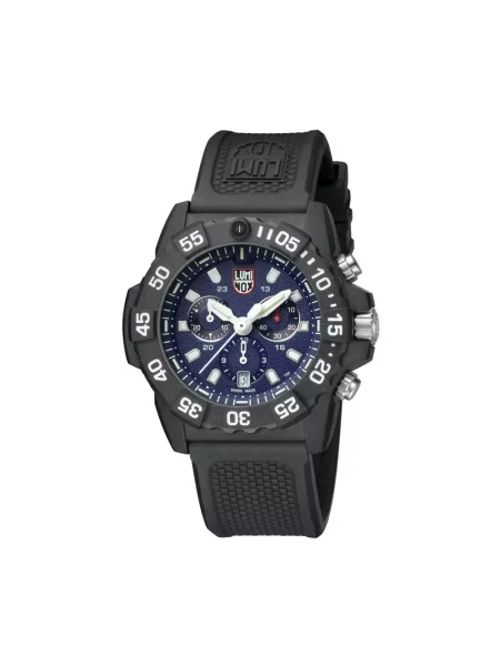 Lniany zegarek Luminox niebieski
