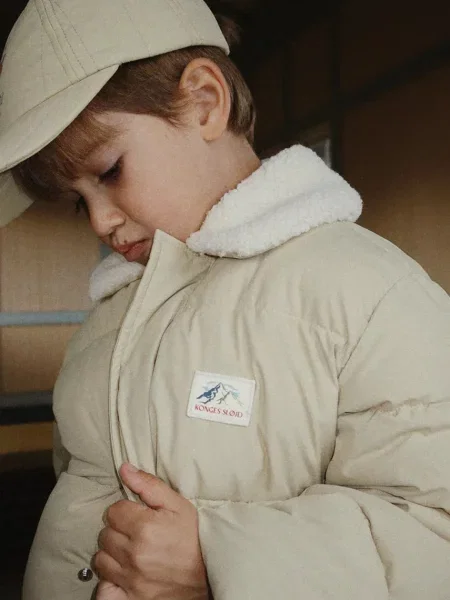 Konges Sløjd стьобана куртка дитяча ALPI COLLAR JACKET GRS