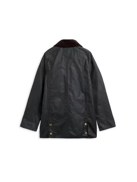 Woskowana parka Barbour zielona