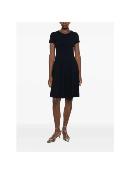 Sukienka midi Emporio Armani niebieska