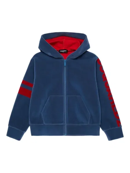 Bluza z kapturem dziecięca Dsquared2 niebieska