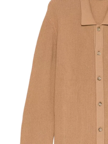 Cardigan Boss cu autograf maro