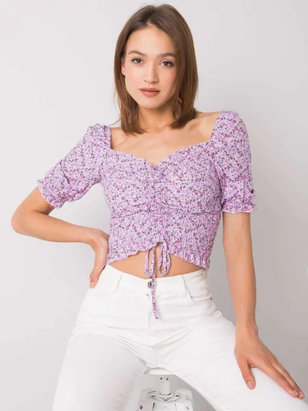 Bluză Fashionhunters violet
