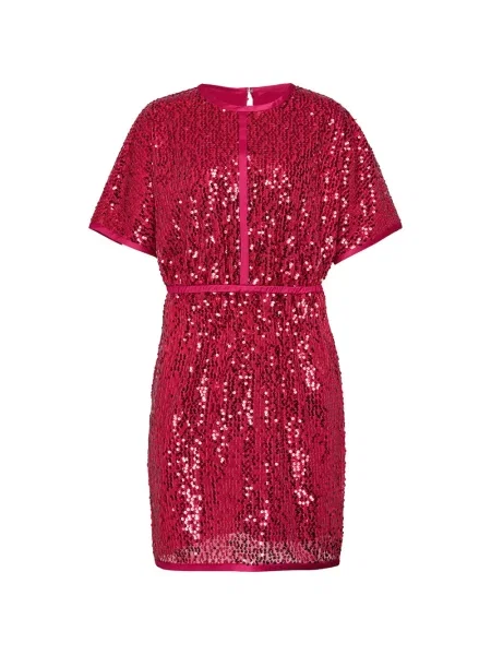 Scurt rochie mini Club21 Collection cu paiete roz