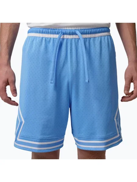 Pantaloni scurți de baschet pentru bărbați Jordan Mesh Diamond 4" university blue/white/white alb
