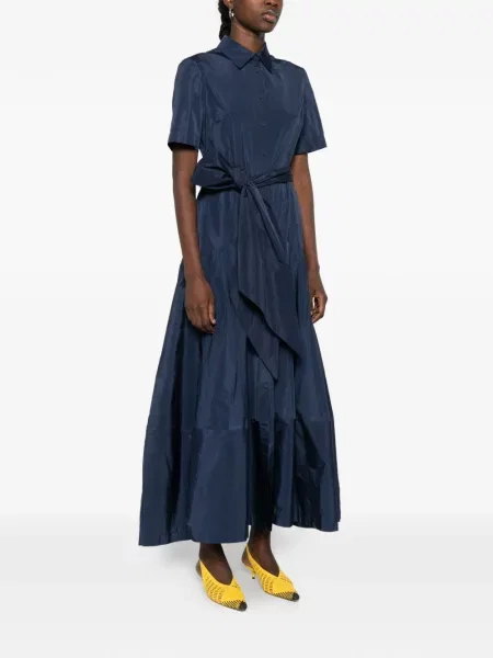 Maxi rochie maxi P.a.r.o.s.h. cu legături de costum albastru