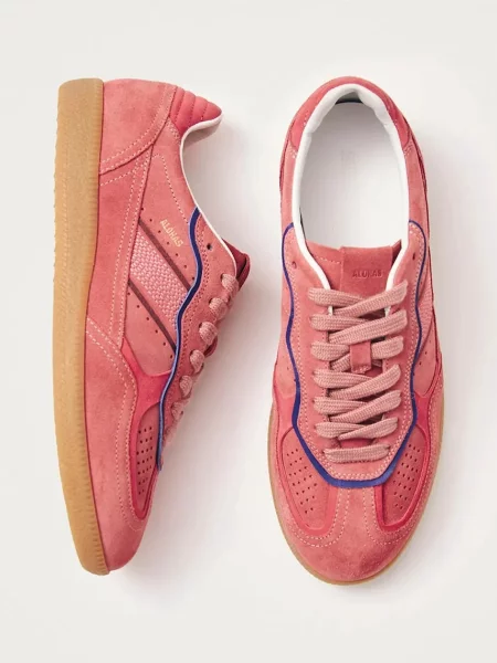 Alohas sneakers din piele intoarsă roz