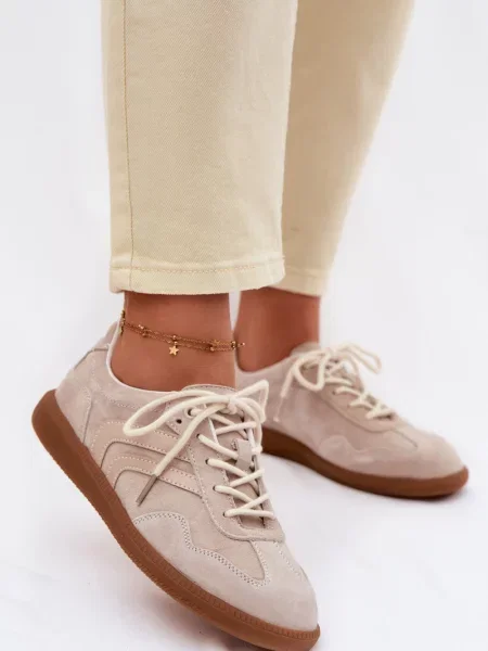 Superge Boto iz semiša bež