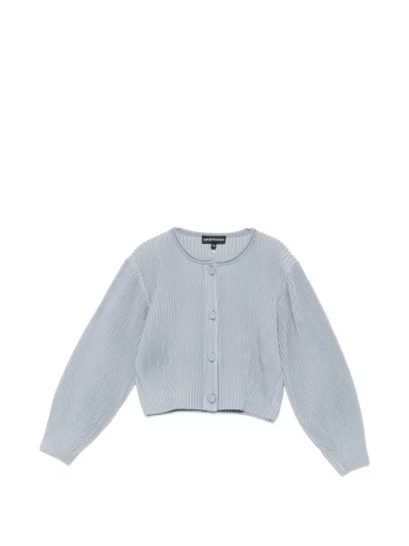 Dětské kardigan Emporio Armani modrý
