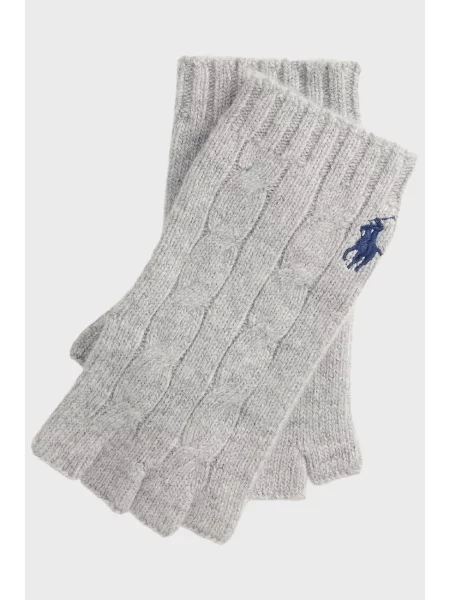 Рукавички Polo Ralph Lauren сірі
