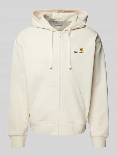 Bluza rozpinana z wyhaftowanym logo Carhartt Work In Progress biała