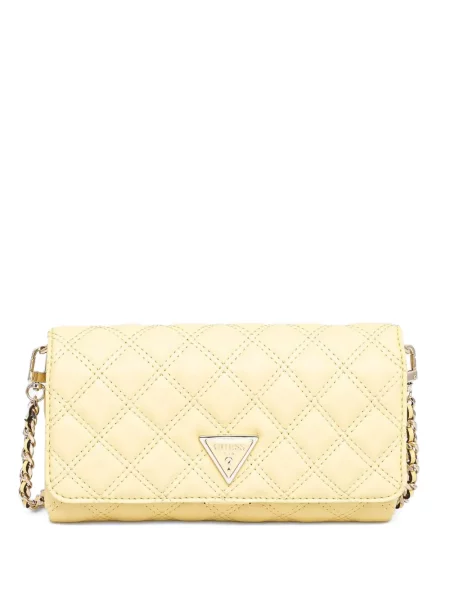 Geantă plic Guess galben