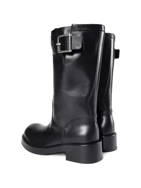 Botine Ann Demeulemeester cu cataramă negru