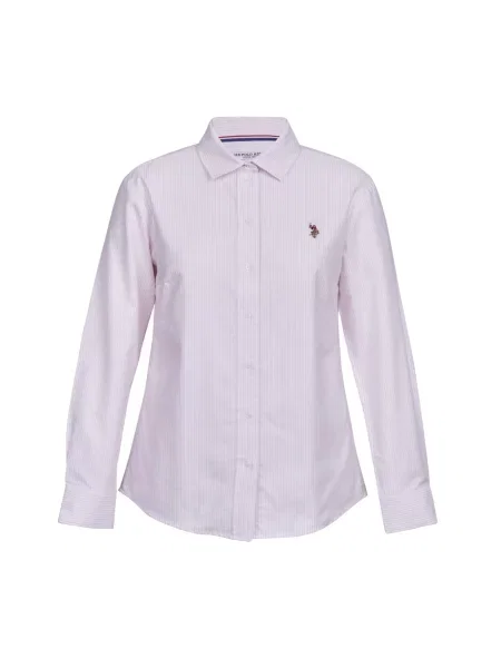 U.S. POLO ASSN. Bluză UWGina roz alb