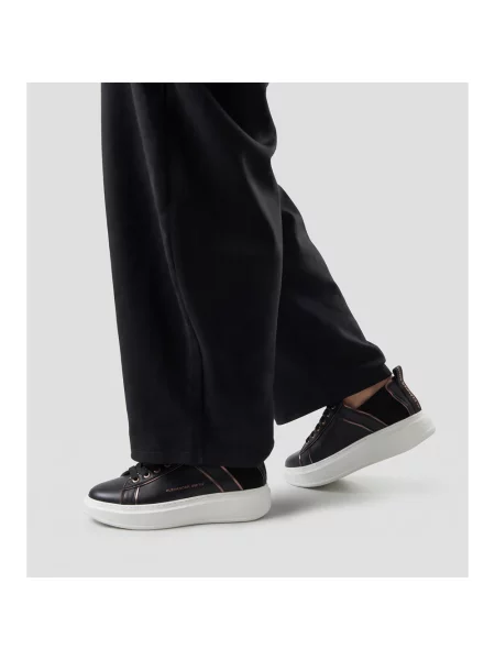 Sneakersy Alexander Smith skórzane czarne