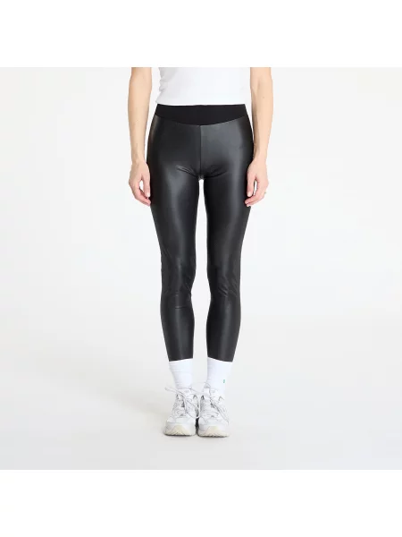 Κολάν Urban Classics Ladies Faux Leather High Waist Leggings Black L μαύρο