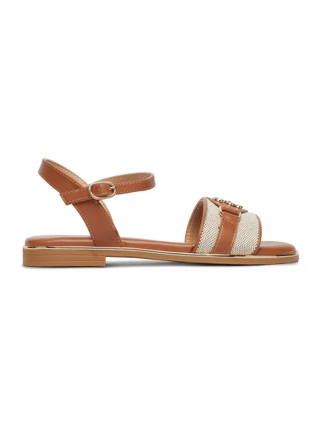 Klapki Nine West brązowe