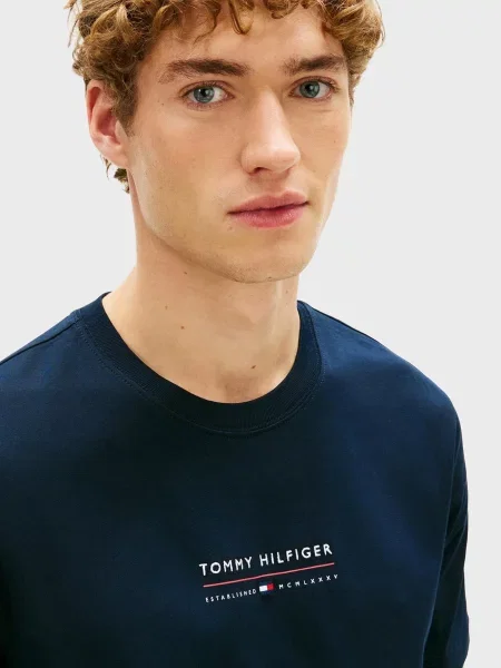 Футболка Tommy Hilfiger синя
