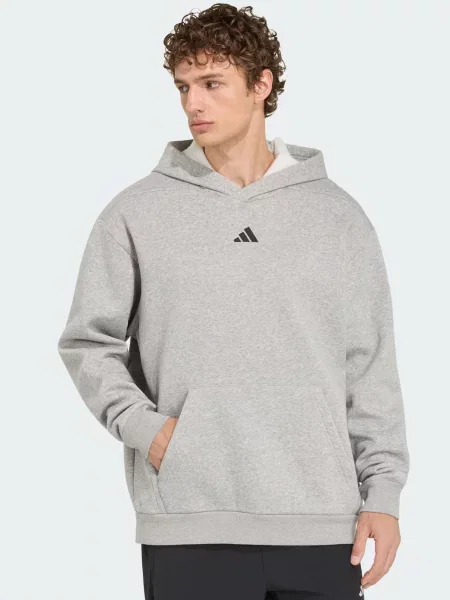 ADIDAS PERFORMANCE Športová mikina PrimeLift Workout sivá melírovaná čierna