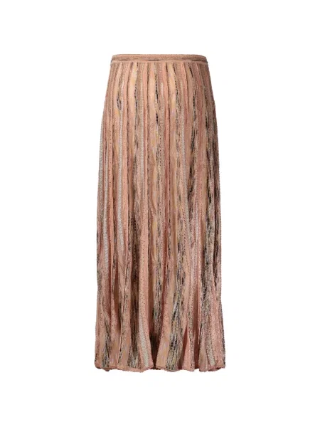 Fusta maxi Ulla Johnson cu imprimeu geometric roz