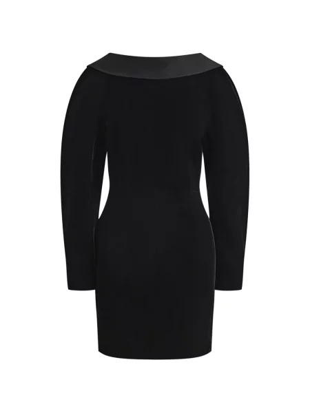 Rochie mini 12 Storeez de catifea negru