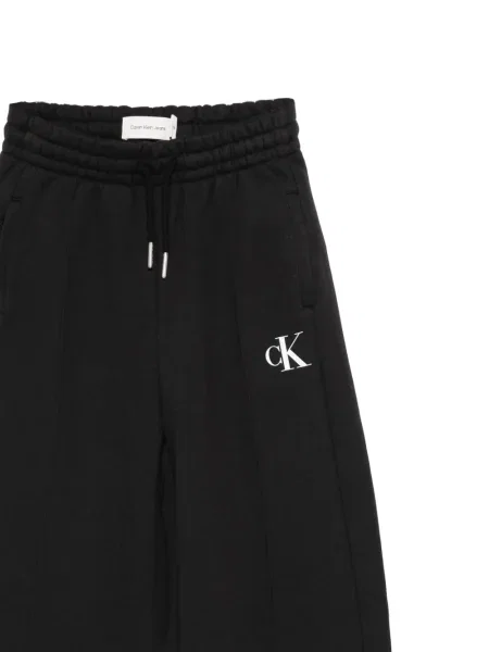 Dětské kalhoty Calvin Klein černé