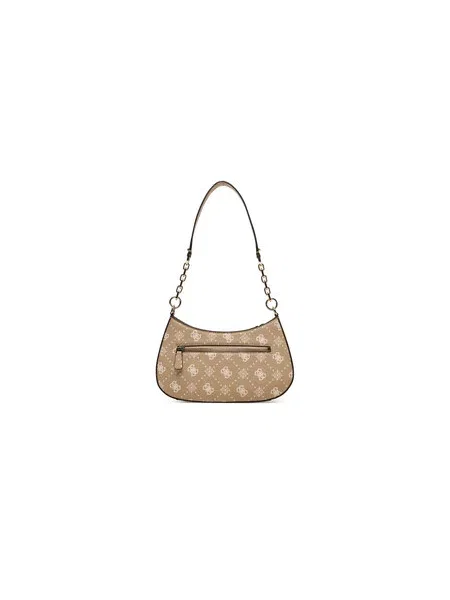 Táska Guess Carrie Logo bézs