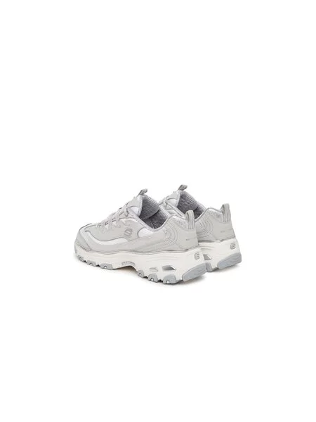 Sneakersy Skechers D'Lites Chrome Wave sivá