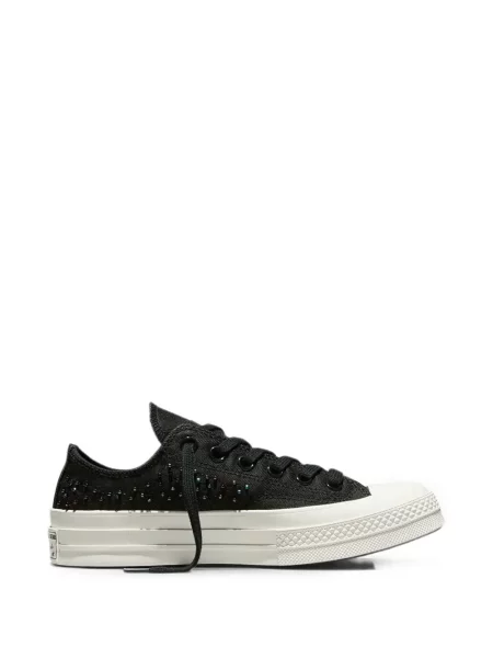 Sneakerși Converse Chuck 70 cu model leopard cu mărgele negru