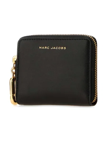Portfel Marc Jacobs skórzany czarny