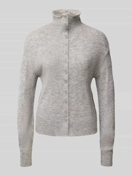 Kardigan z domieszką wełny z alpaki i stójką Gina Tricot