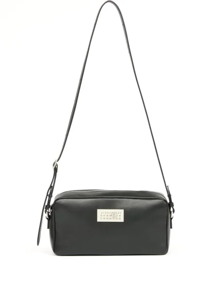 Geanta de piele Mm6 Maison Margiela din piele negru