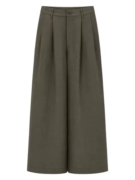 Pantaloni Uma Wang verde