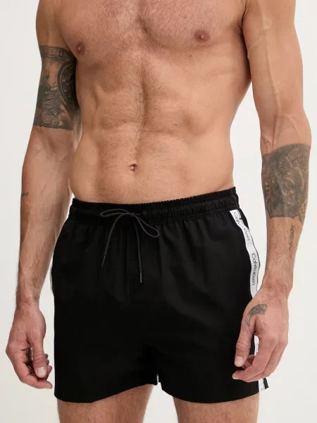 Calvin Klein plavecké šortky pánske čierna