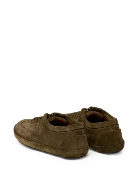 Fűzős szarvasbőr sneaker Marsell zöld