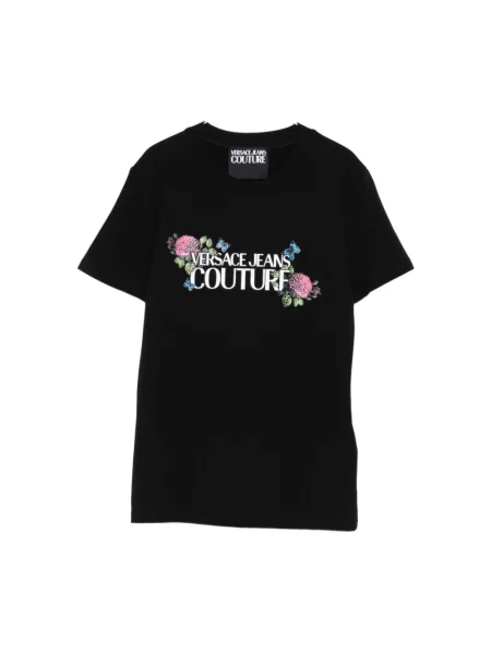 Versace Jeans Couture Koszulki Kobieta M T-shirty i Pola czarny