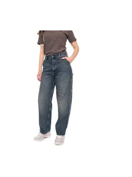 Jeansy Carhartt Wip niebieskie