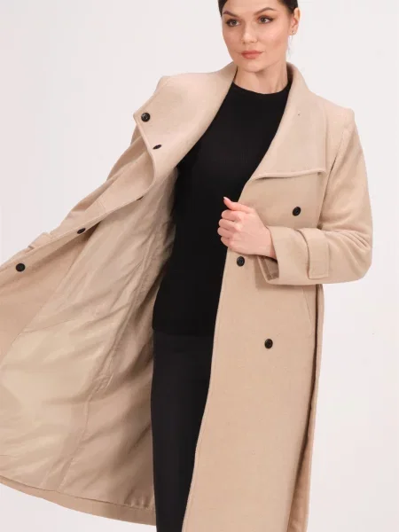 Płaszcz Dewberry brązowy