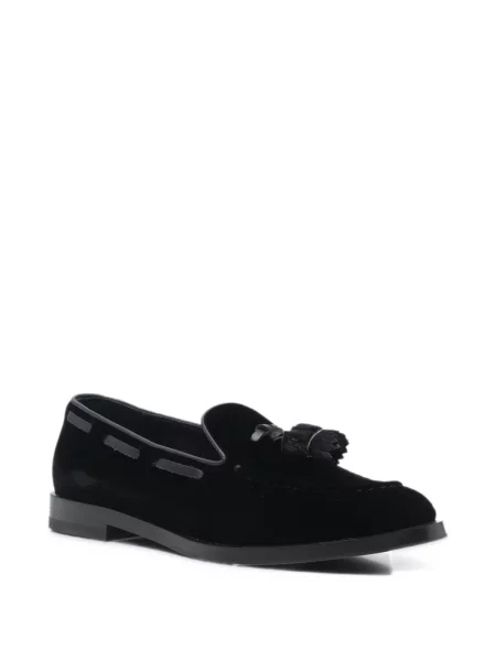 Loaferice Fratelli Rossetti od samta crna