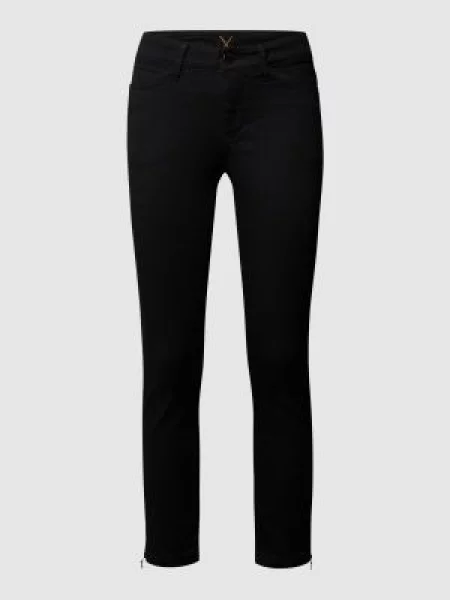 Jeansy o kroju skinny fit z dodatkiem streczu model ‘DREAM CHIC’ Mac czarne