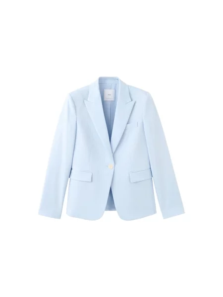 MANGO Blazer Boreal pastelno modra