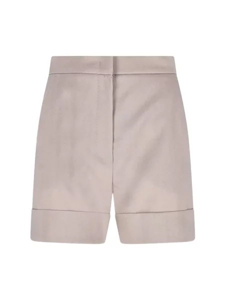 Szorty Max Mara wełniane beżowe