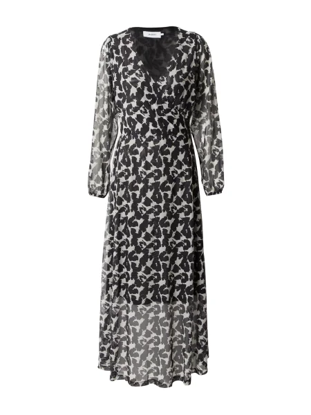 Moves Rochie Luna negru / murdar alb