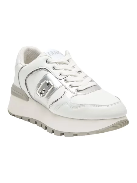 Sneakersy Liu Jo zamszowe białe