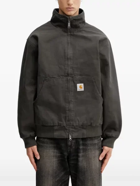 Geacă Carhartt Wip cu autograf verde