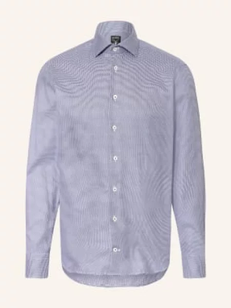 Van Laack Košile Vl-Rivara-Tf Tailor Fit tmavě modrá bílá