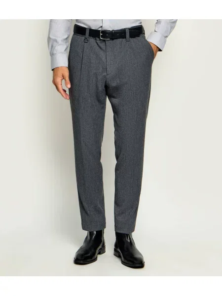 PAOLO PECORA Pantaloni chino gri